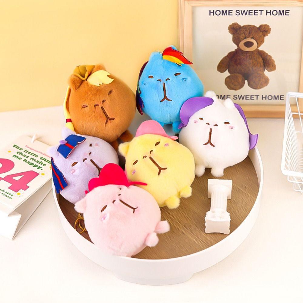 

Squeeze Squeak Capybara плюшевый брелок Pinch плюшевый дельфин кукла подвеска игрушка для девочек