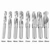 8pcs Round Shank Twist Drill Bit Set Polished Surfaces Drill Bits Kit  Workshop Use