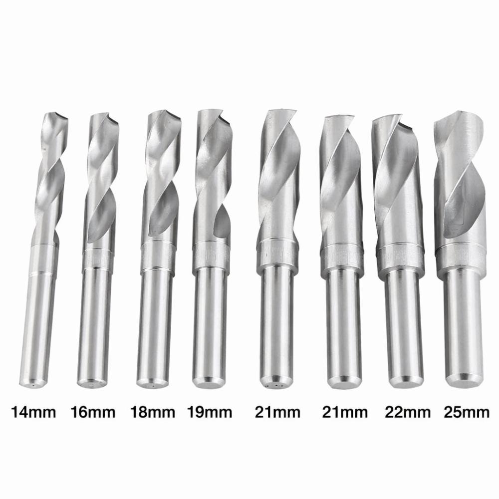 8pcs Round Shank Twist Drill Bit Set Polished Surfaces Drill Bits Kit  Workshop Use