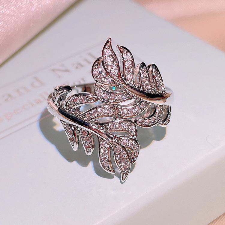 New Plant Flower Series Adjustable Ring European and N Style Ring