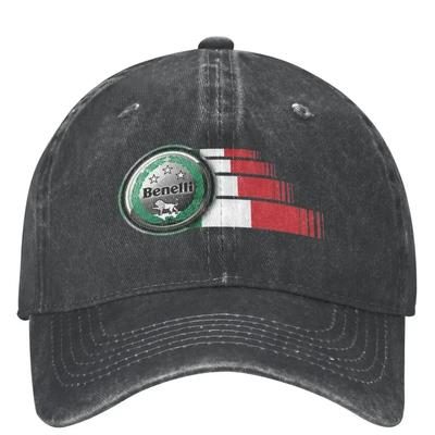 Benelli Racing Motorcross Motorfiets Motor Baseballpet Merchandise Voor Unisex Mode Verweerd Gewassen Hoeden Papa Hoed Verstelbaar