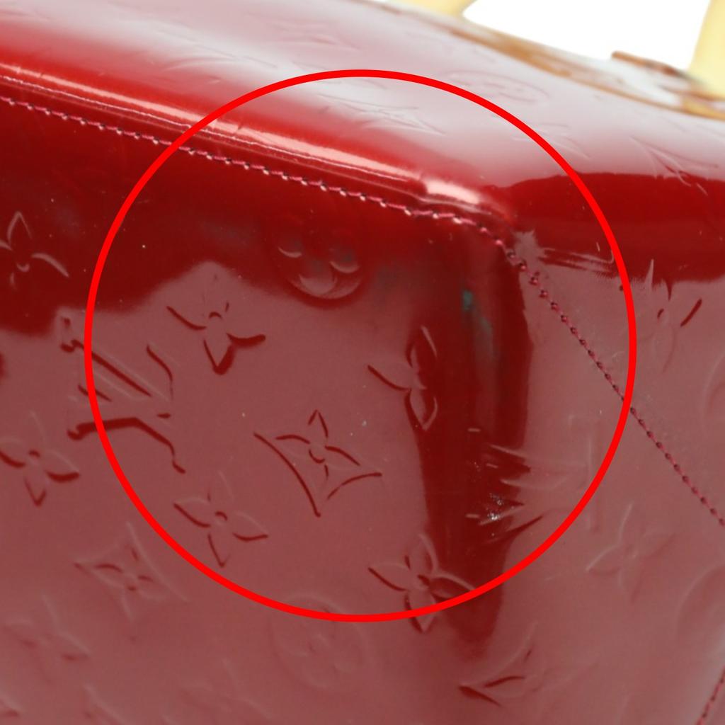 LOUIS VUITTON Vernis Belvee PM Handbag Vernis Pomdamul Women M93583 Used