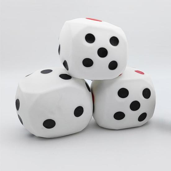 Travel Friendly Fidget Toy 1/2Pcs Giant Dice Stress Relief Toy Squeeze for Focus Soft Toys Aid & Anxiety Reduction Relaxation Cube Sensory Portable
