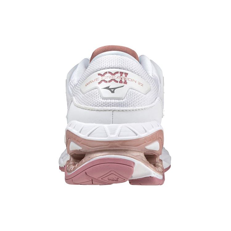 Mizuno Creation 22 Hollow Sole Cushioning Sports Low-Top Running Shoes Women Sneaker White Beige J1GD210175