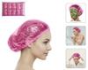 Disposable Protective Bathing Cap for Hairdressers, Red