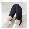 5 Pairs Of Short Socks Women's Summer Solid Color Black And White Simple Casual Low Cut Breathable Socks