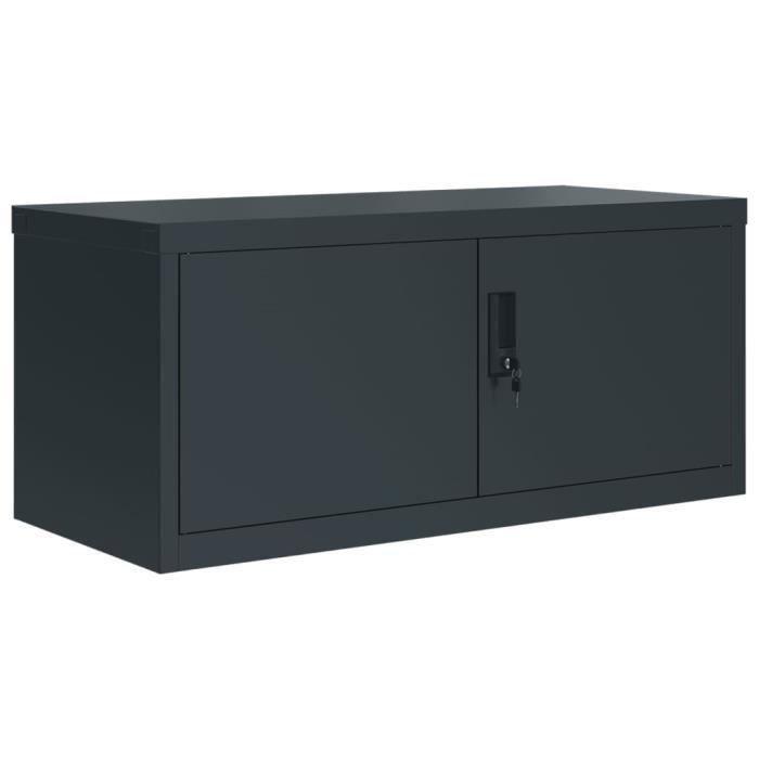 VidaXL Anthracite Filing Cabinet 90x40x40 Cm Steel 339719