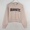 Sunshine House Autumn and Winter New Arrival Export Fashion Loose plus Size Short Women's Sweater Long Sleeves Pullover Knitwear