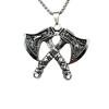Warrior Rune Tomahawk Pendant Necklace Titanium Steel Sweater Chain