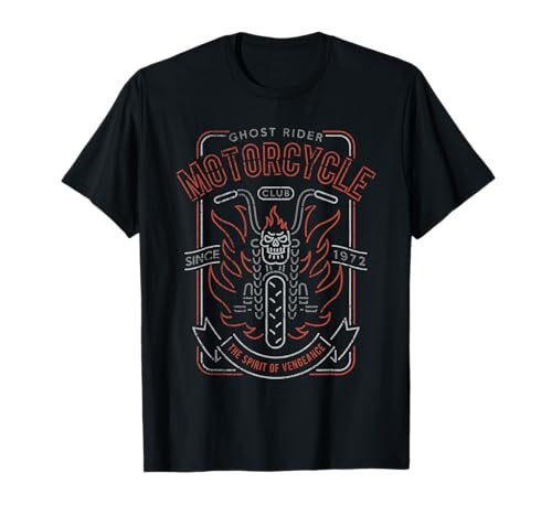 Marvel Ghost Rider Motorcycle Club T-Shirt