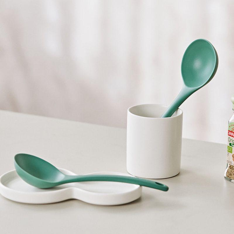 Allevo Diet Edge Silicone Cookware Kitchen Tool Cooking Serving Spoon Single Item