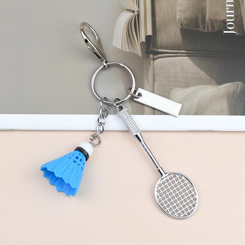 Cross-Border Badminton Keychain Set: Creative Two-Piece Pendant Gift for Sports Events