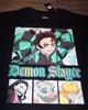 DEMON SLAYER Kimetsu No Yaiba T-shirt Mens LARGE NEW W Tag Anime