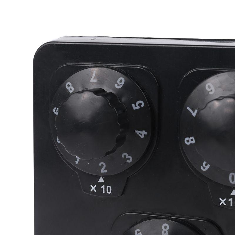 0-99Variable Resistance Box Decade Resistor Experimentelle Ausrüstung für den physikalischen Schulunterricht