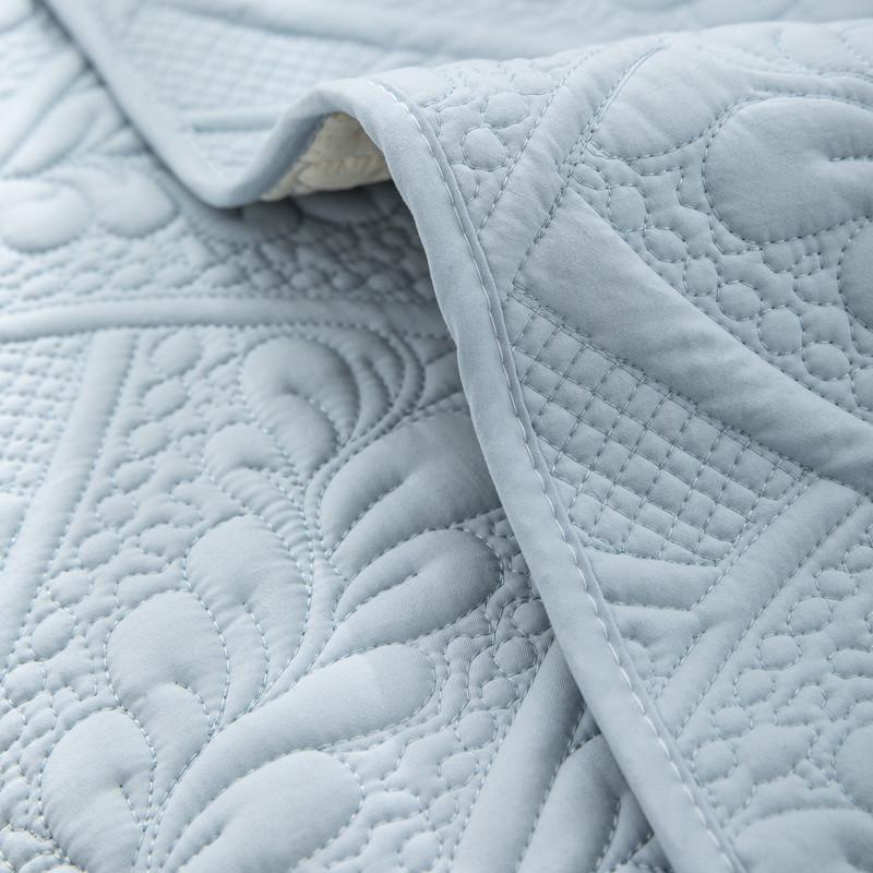 Four Seasons General Fabrics Quilted Solid Color Sofa Cushion Modern Minimalist Two-Seat Sofa Seat Cushion Cover Towel