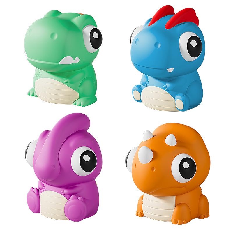 Kreatives Quetschspielzeug Dinosaurier mit hervorstehenden Augen - Stressabbau Fidget Toy für Erwachsene Kinder, Anti-Angst Sensorische Geschenke Lustiger Scherz