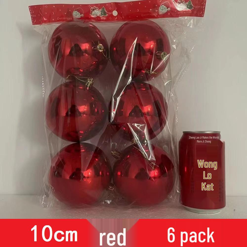 Custom Electroplated Round Christmas Hanging Ornament