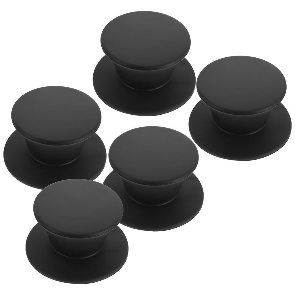 5 Pcs Cooking Utensils Silicone Lid Handle Pans Universal for Pots Iron Replacement Knobs