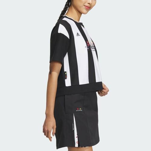 Adidas X Shuting Qiu Co-Branded Floral Embroidery Short Sleeve Sweatshirt IM8445