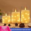 LED Remote Control Swing Candle Lamp for Hotel & Wedding Decor - Smokeless Atmosphere Lighting