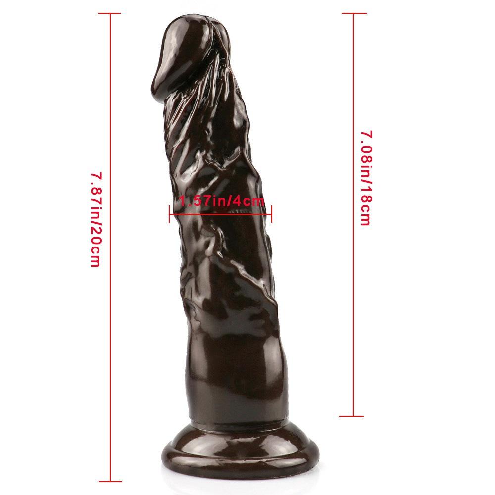 Brown Dual Ended Strapon Ultra Elastic Harness Belt Strap on Dildo Adult Sex Toys for Woman Couples Anal Soft Dildos Adult Toy