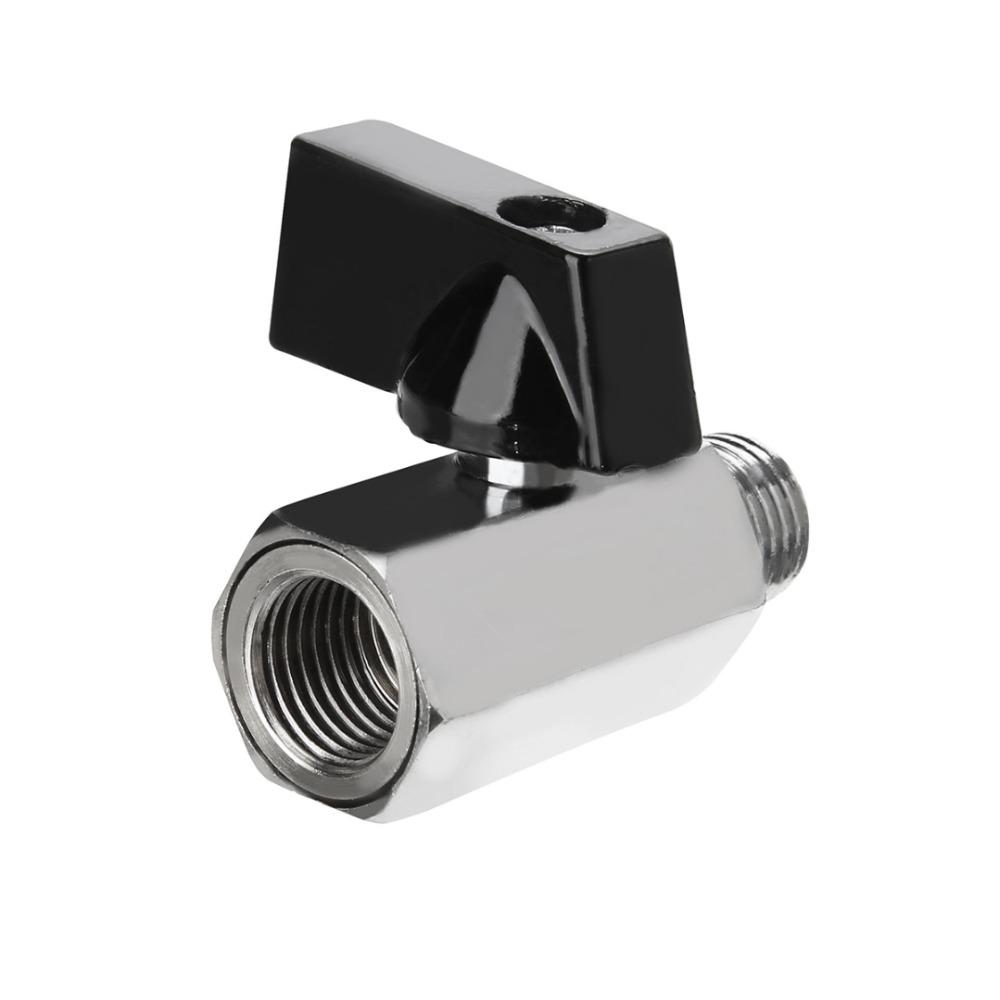 Messing Mini Ball Ventil 1/2 Zoll BSP Männlich zu Weiblich Luft Kompressor Control mayitr Für Luft Öl Wasser