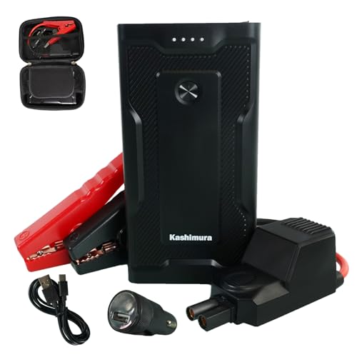 

Kashimura 7200mAh Jump Starter for Vehicles, Prevents Dead Battery, Compatible with 4.7L Gasoline Vehicles and 2.7L Diesel Vehicles, Jump Start C