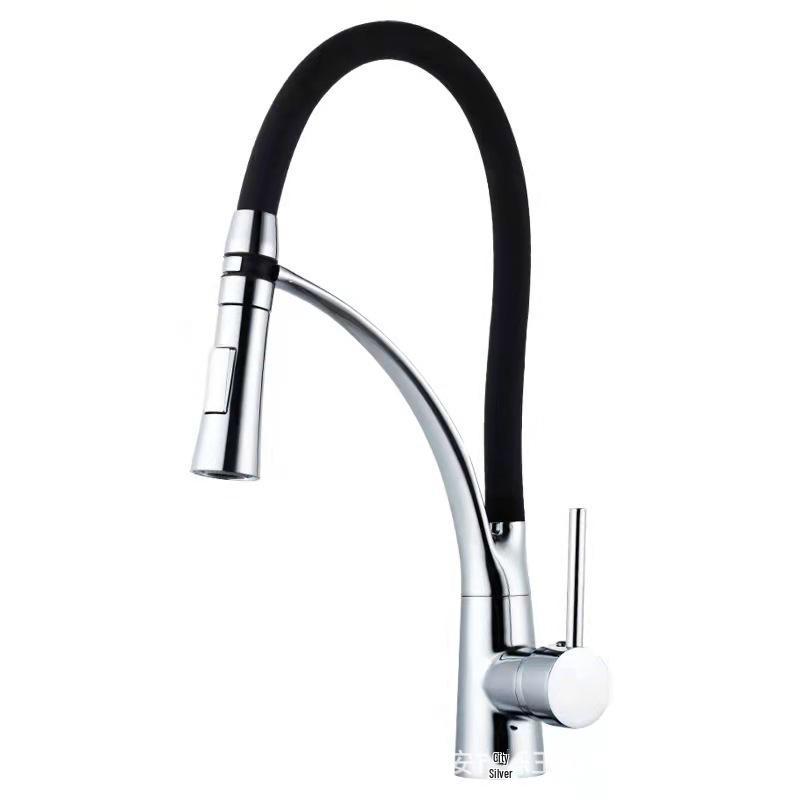 Lucky Cat Hot & Cold Stainless Steel Faucet for Kitchen & Bathroom Sink