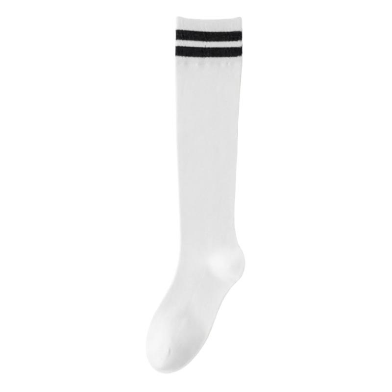 Women's Autumn and Winter Skinny Leg Preppy Style High Leg Socks