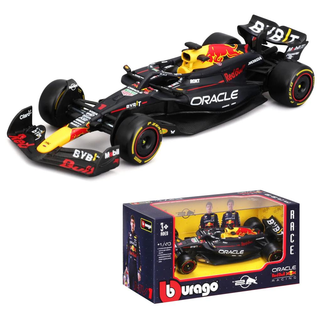 ABBZ1 Bburago 1:43 F1 Red Bull Rb20 2024 Hardcover #1 Max Verstappen #11 Perez Alloy Formula 1 Racing Die-Cast Model Gift