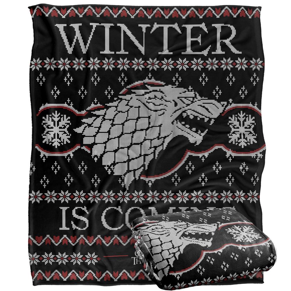 Game of Thrones Winter Is Coming Fair Isle Blanket