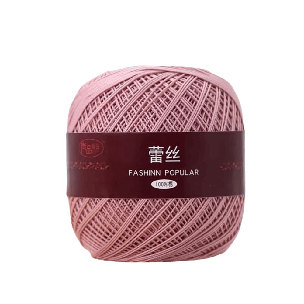 50g/Ball Colourful Size 6 Lace Thread Thin Thread Strong Twisted Embroidery Thread Pure Cotton Crochet Thread DIY Crochet