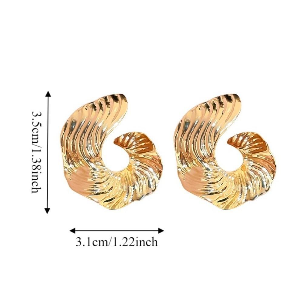 Exaggerated Geometric Patterns Earrings Ear Jewelry Zinc Zinc Alloy Stud Earrings  Party Decoration