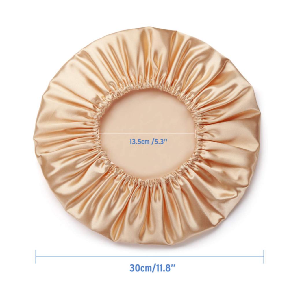 Waterproof Bath Hat Bathroom Shower Hair Cover Women Supplies Shower Cap Adult Shower Bath Bathing Caps Bathroom Shower Caps