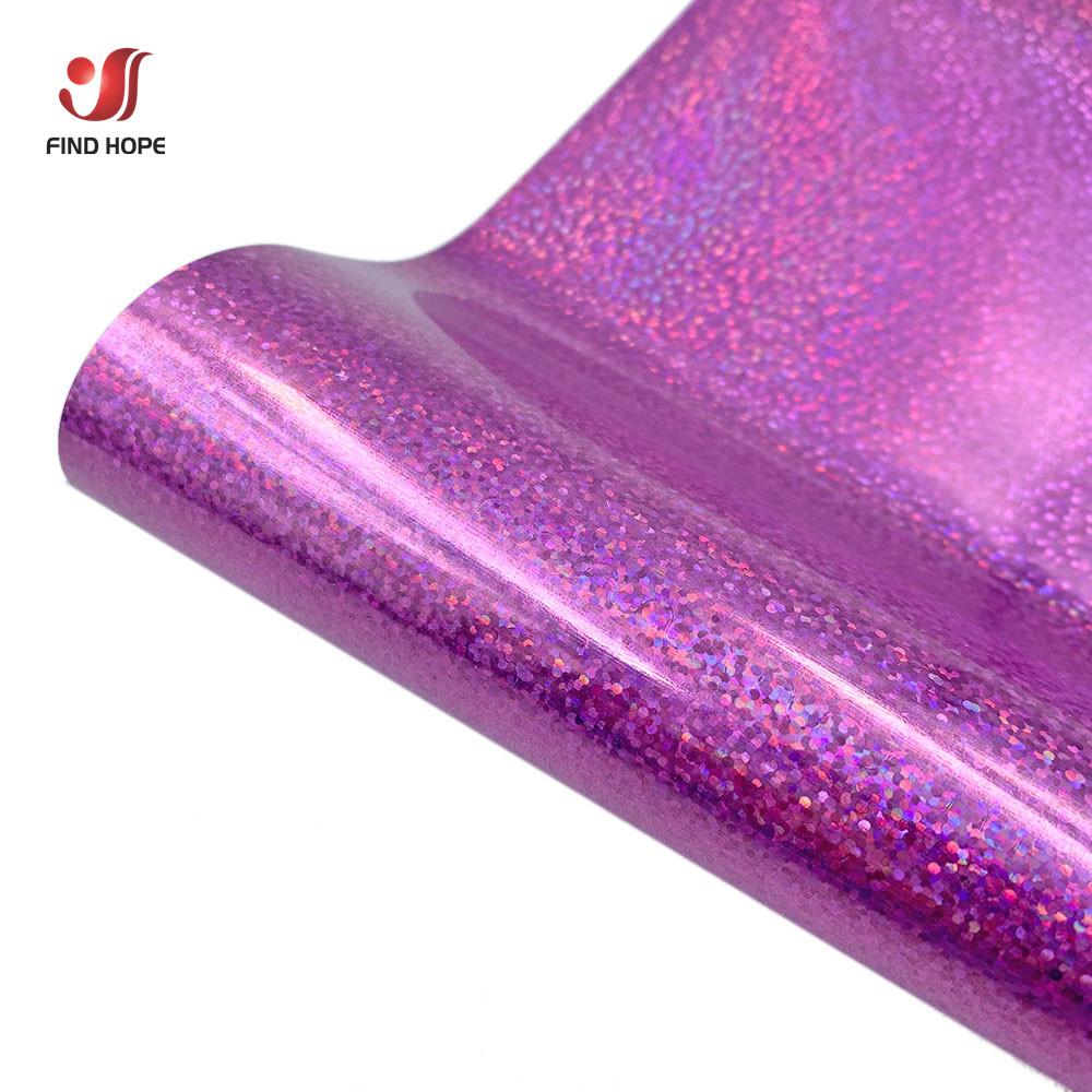 Glitter Shiny Hologram Iridescent Heat Transfer Vinyl Iron-on Clothing Heat Press Textile T-Shirt Cut Film Craft DIY