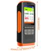 ABWR-2X Formaldehyde Detector Air Quality Monitor PM 2.5 Portable Display Air Pollution Meter Mini Dust Tester For Home Car