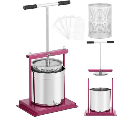 Exprimidor Manual de Frutas, Exprimidor de Vino, 12 L + 5 Bolsas
