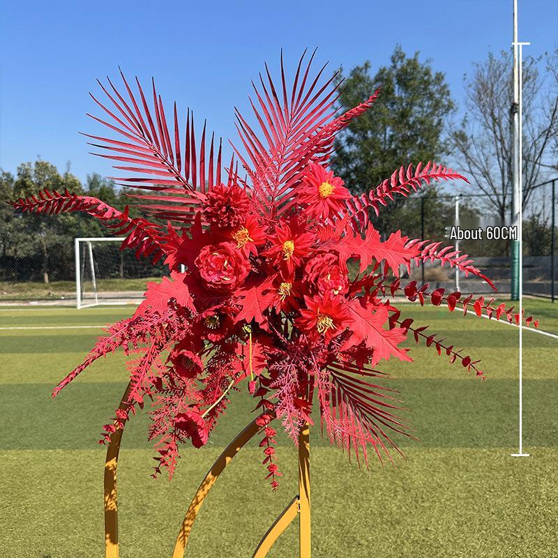 Large Artificial Wedding Flower Wall for Aisles and Hotels