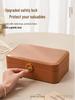 Elegant Multi-layer Lockable Jewelry Storage Box with Anti-oxidation Feature