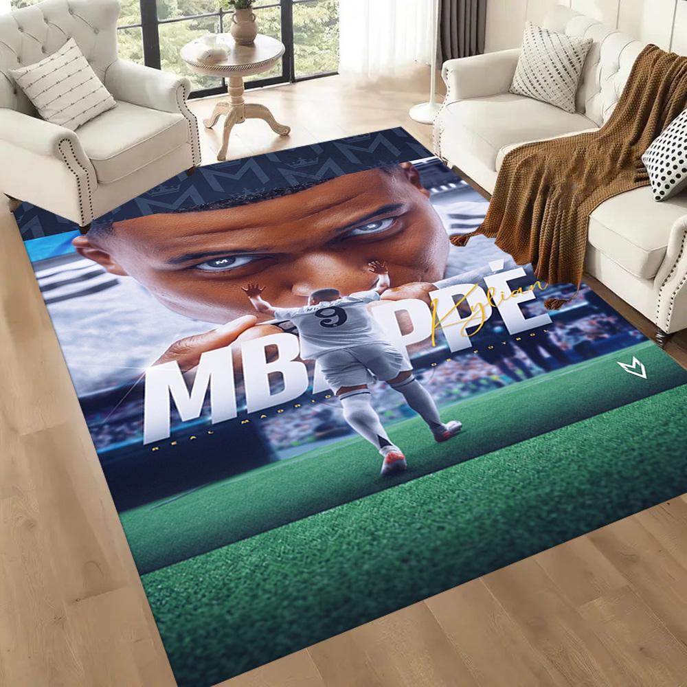 Mbappe 81 Carpet Perfect for Hallway Foyer Game Room Outdoor Anti-slip Rug Decorate Offices Spiritual Gift