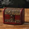 Antique Wooden Jewelry Storage Box - Retro-Style Wedding or Gift Box