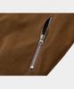 Lettercomo Western Chest Suede Blouson Jacket Dark Camel
