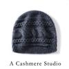 Autumn and Winter New Cashmere Hat Soft, Comfortable and Warm Knitted Wool Hat, Ear Protector, Headgear, Twisted and Thickened