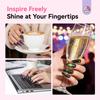 SAVILAND Cat Eye Gel Nail Polish Rainbow Aurora Cat Eye Gel Smooth Magnetic Gel Nail Polish with Magnetic DIY Nail Galaxy Nails 12-Color Set Blue,