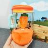 Fun Drawstring Rotating Plush Toy Carrot Blender Plush Toys Pull String Wind-up Carrot Juicer Plush Dolls Kids Birthday Gifts