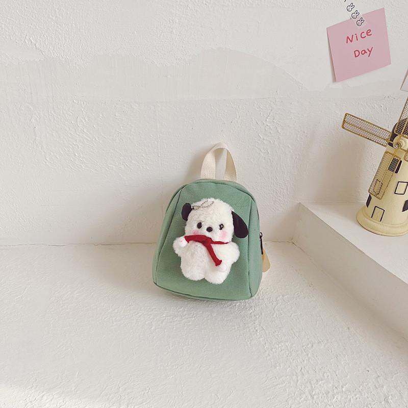 Cute And Stylish Kids Canvas Backpack For Preschoolers Fun Animal Design With Double Shoulder Straps