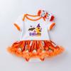 Infant Baby Girls Kids Skirts Set 2PC Romper + Headband Halloween Outfits