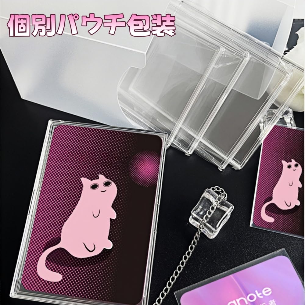 MHSKNHW Card Loaders 66x92mm with 63x88mm Pokemon Card Hard Acrylic Card Clear Card Ideal for Trading General Sports and Baseball Card (10-Pack)