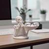 Matte White Skeleton Candy Bowl Bone Shape Spooky Jewelry Dish Skull Tray Decor  Gift Seekers