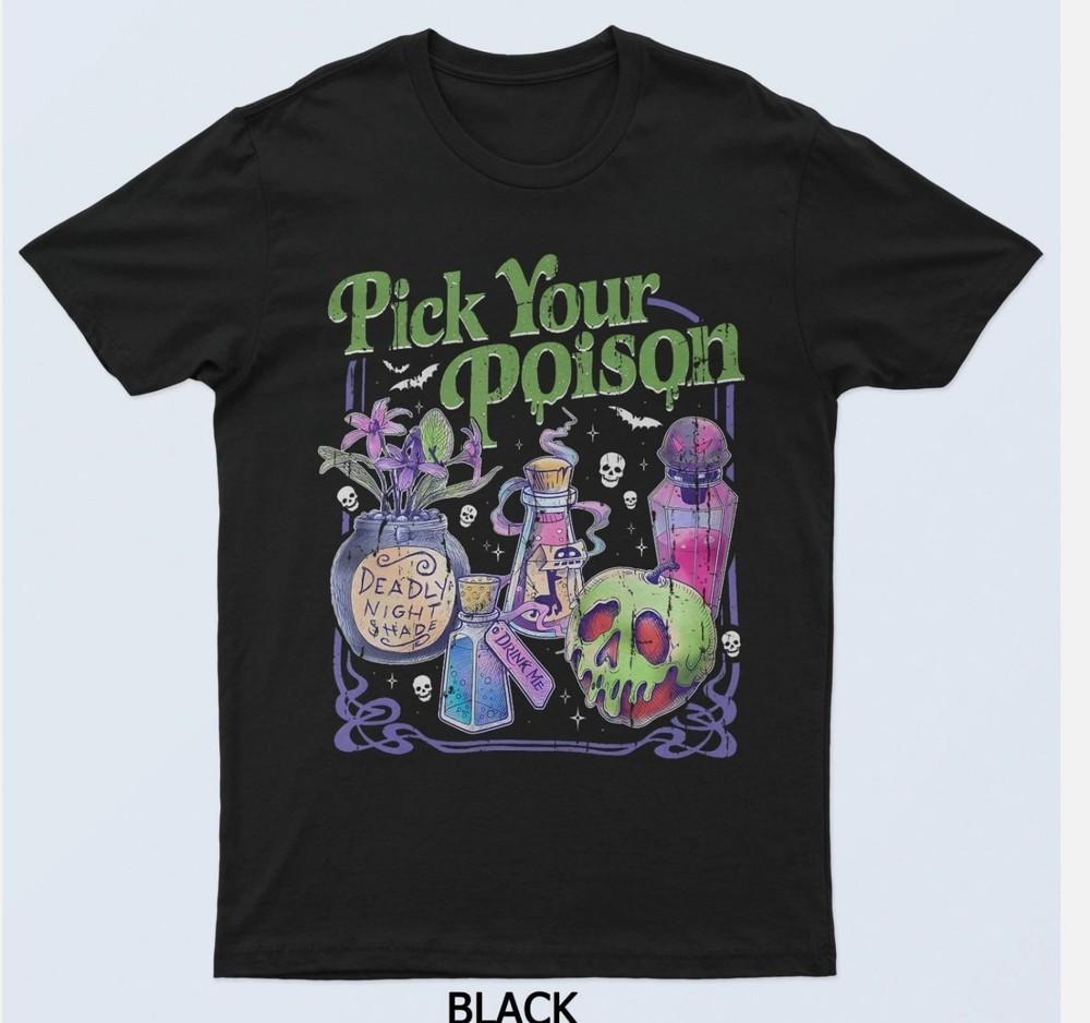 Pick Your Poison Vintage Princess Halloween T-Shirt
